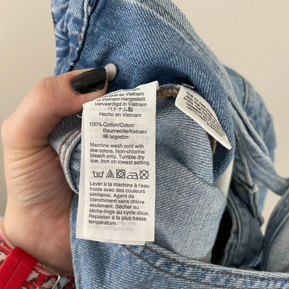 Madewell Adirondack Short Overalls in Phillips Wash Size Small - Picture 5 of 6